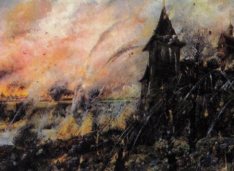 Тохтамыш под Москвой. В.С.Смирнов. Вторая половина XIX века