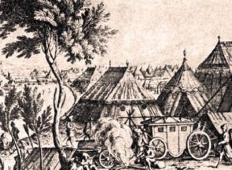 Рисунок шведского обоза