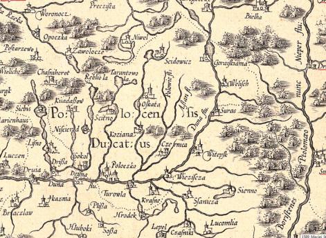 Местность вокруг Западной Двины на востоке Литвы