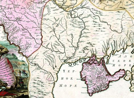 Малая Татария с пограничными Киевской и Белгородской губерниями