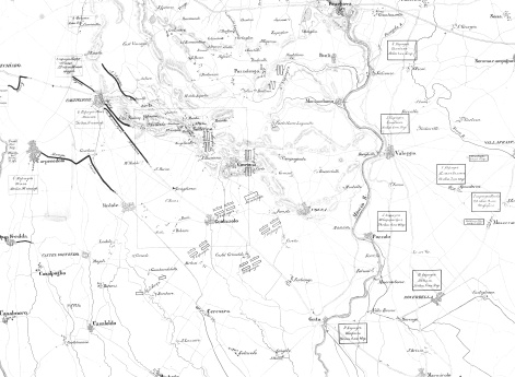 Дислокация войск при Сольферинской битве