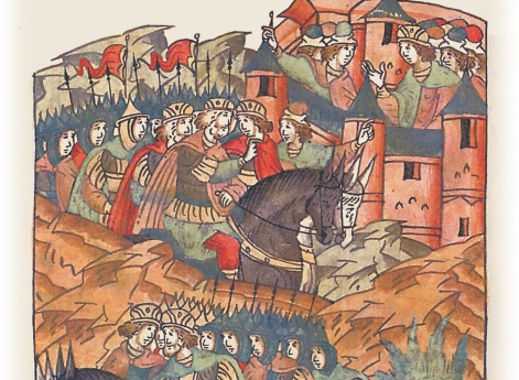 Князья Изяслав Давыдович, Святослав Всеволодович и Олег Святославич идут с половцами к Переяславлю на князя Глеба Юрьевича, зовя его с собой к Киеву на князя Ростислава Мстиславича. Князья стоят под Переяславлем две недели и возвращаются ни с чем.