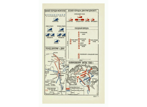 Боевой порядок монголов.