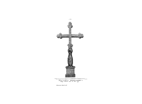 Крест, поставленный Петром Великим на берегу Белого моря в 1694 году.