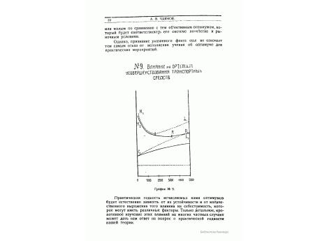График №9. Влияние  на optimum усовершенствования транспортных средств.