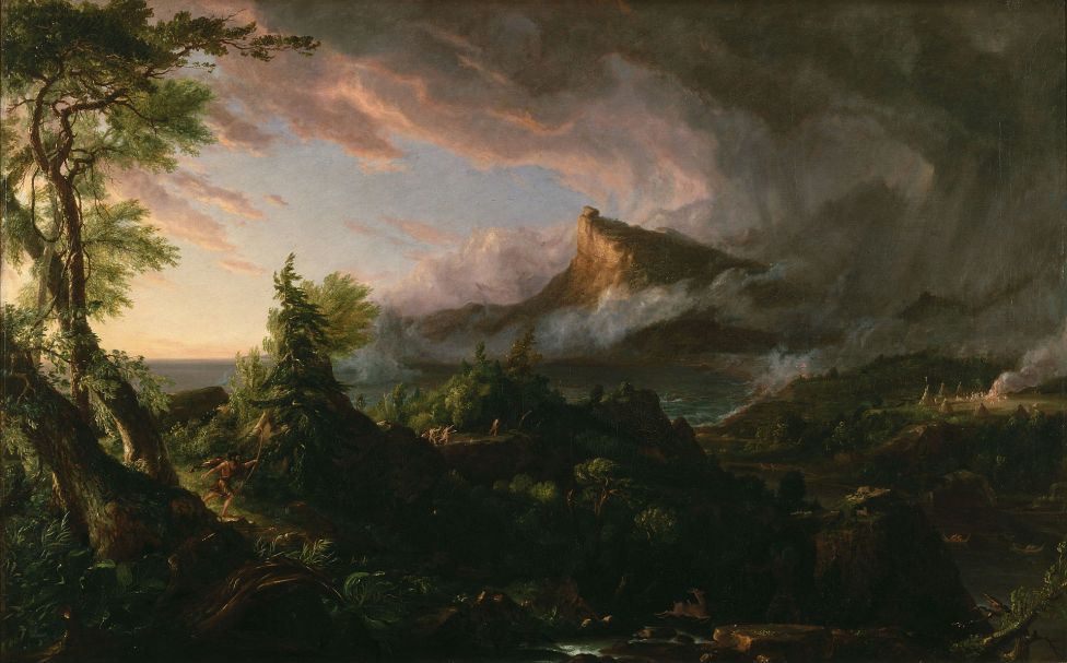 Художник Томас Коул. Дикая страна. 1836 год 