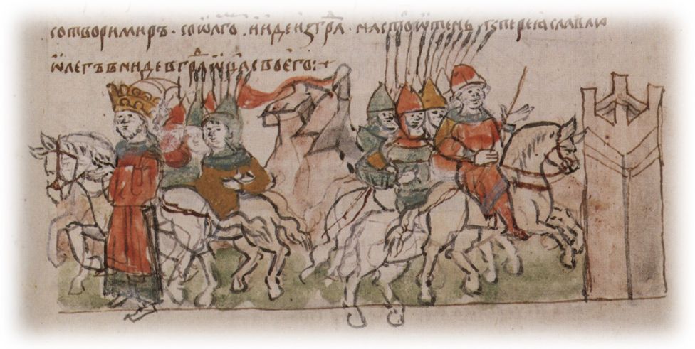 Уход Владимира Всеволодовича Мономаха из Чернигова в Переяславль на отцовский стол; приближение к Чернигову Олега Святославича Тмутараканского.