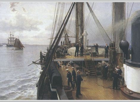 1823 год. 29 марта (17 марта ст.ст.) в Николаеве был заложен первый русский военный пароход «Метеор»