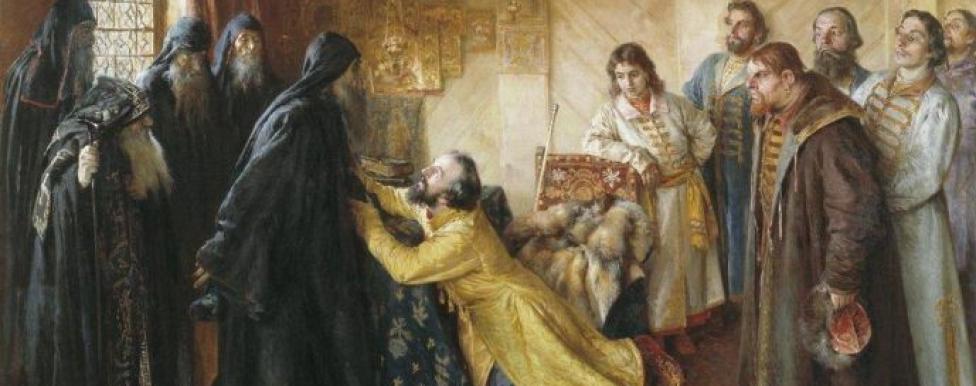 1553 год. 11 марта по приказу тяжело заболевшего Ивана IV бояре присягают его малолетнему сыну Дмитрию