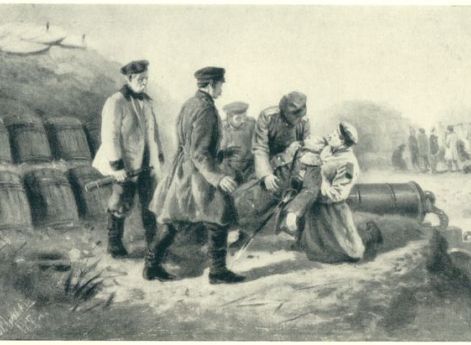 Смерть Нахимова. В.Е.Маковский. Вторая половина XIX века