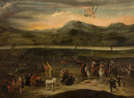 Сдача Михаила Шеина королю Владиславу IV Вазе в 1634 году в Смоленске.