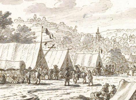 Палаточный лагерь голландской армии Вильгельма III (1675)