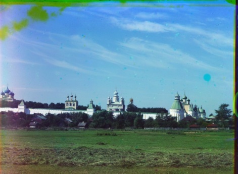 Борисоглеб. 1911. Вид на Борисоглебский монастырь от реки Устье.