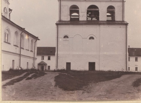 Олонецкая губерния, Олонецкий уезд, Александро-Свирский монастырь. Церковь Св. Троицы. Колокольня.
