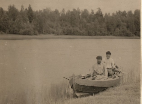 Олонецкая губерния, Петрозаводский уезд, река Суна. Этюд.