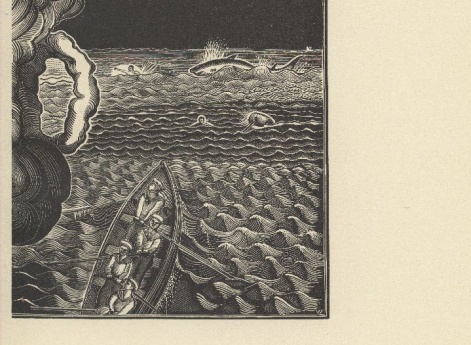 Иллюстрация к рассказу «Акула» в книге