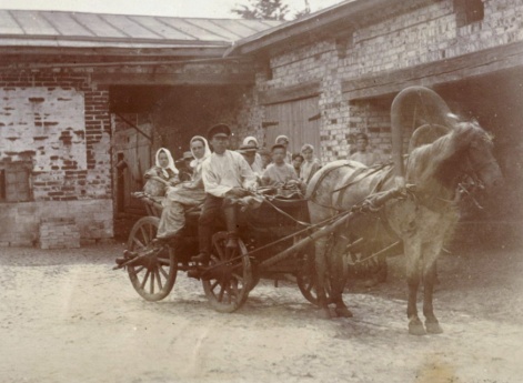 На дворе городской усадьбы в Муроме.