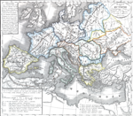 Карта для истории о действиях Алан в Южной России и о движении их в Европе