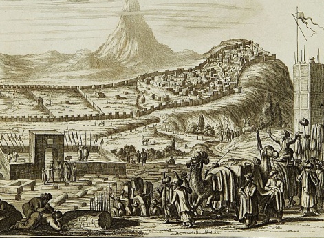 Город Дербент в Персии