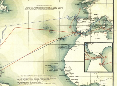 Маневренные переходы английских, французских и испанских флотов перед Трафальгарским боем. Март-октябрь 1805 года
