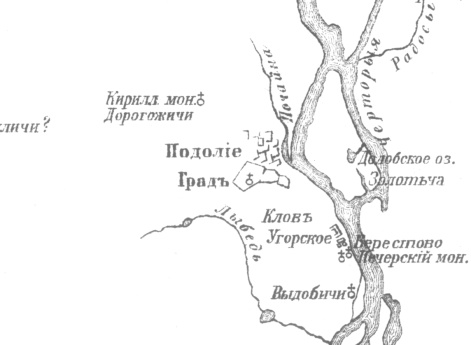 Окрестности Киева XI - XIII веков