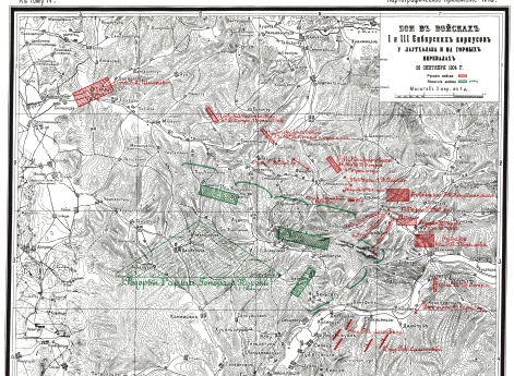 Бои в войсках I и III Сибирских корпусов у Лаутхалаза и на горных перевалах 28 сентября 1904 года