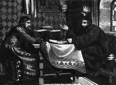 Сподвижники Ивана Грозного Сильвестр и Адашев