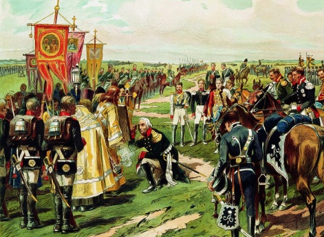 Кутузов перед битвой при Бородино (Объезд войск 25 августа 1812 г.)