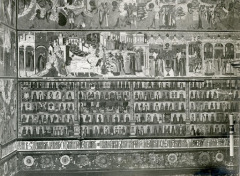 Церковь Иоанна Предтечи за Которослью в Ярославле. Северо-западный угол