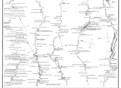 План течения реки Камчатки