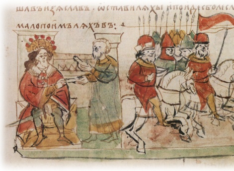 Приход гонца Святослава Ярославича Черниговского и Всеволода Ярославича Переяславского к Изяславу Ярославичу Киевскому с предупреждением не приводить поляков в Киев; возвращение Изяслава с Болеславом II Польским в Киев.