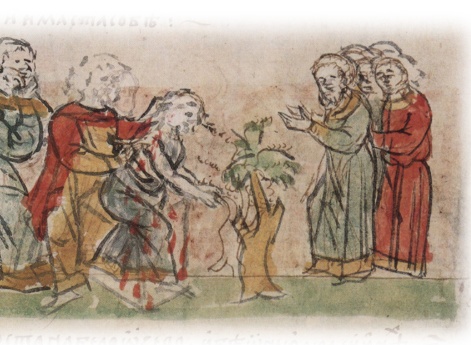 Расправа волхвов-ярославцев в голодное время в Ростовской земле с женщинами, "прятавшими" съестные припасы.