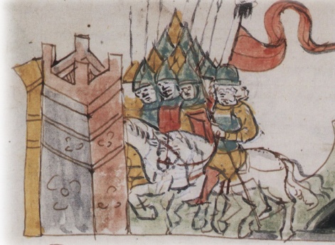 Путь Изяслава Давыдовича Берестейского (?) с дружиной к Новгороду.