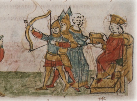 Сговор Мстислава Изяславича Переяславского с венгерским королем Гезой II о совместном походе на Владимира Володаревича Галицкого; приход Мстислава и угров в Галицкую землю.