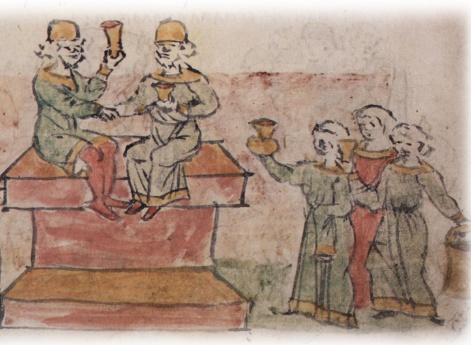 Заключение мира и договора о союзе (?) между двумя русскими князьями. (?)