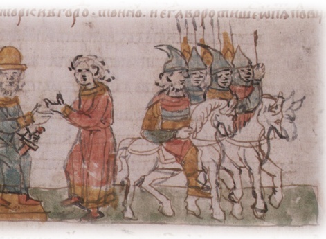 Оповещение Ярополка Владимировича Переяславского о продвижении половцев; возвращение половецких отрядов к Переяславлю.