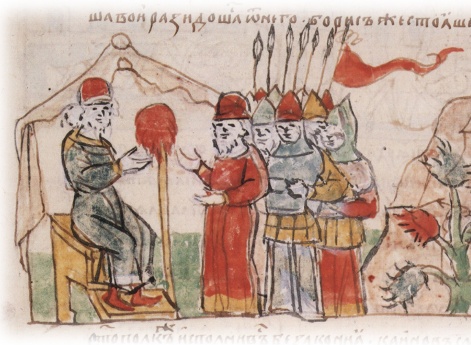 Совет Бориса Владимировича Ростовского на реке Альте с дружиной и воинами отца и отказ Бориса от предложения дружины занять престол в Киеве в обход старшего брата, Святополка.