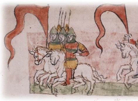 Выход Мстислава Изяславича с дружиной из Псрсяславля навстречу полкам Глеба Юрьевича; отступление Глеба от Переяславля.