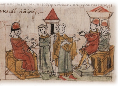 Княжение Всеволода Ярославича Киевского с сыновьями Владимиром и Ростиславом в бытность Яна Вышатича воеводой, а Иоанна — печерским игуменом. (?)