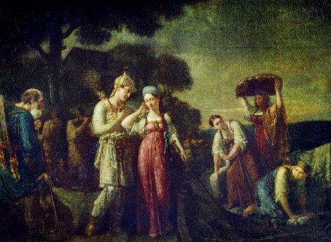 Первая встреча князя Игоря с Ольгой