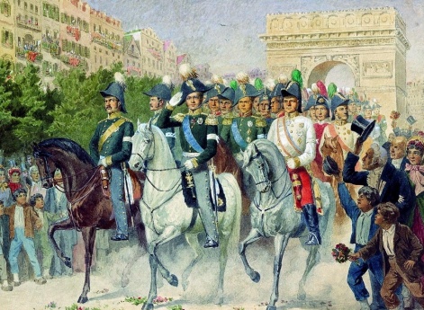 Вступление русских и союзных войск в Париж