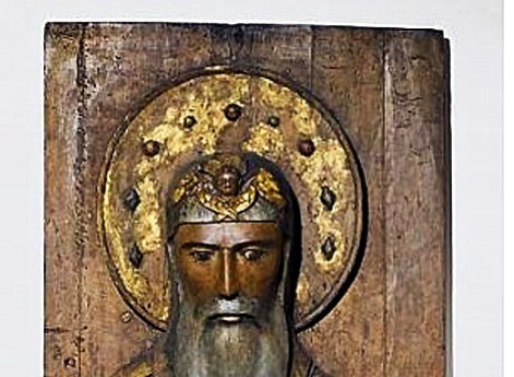 Скульптурное изображение (горельеф) митрополита Феогноста