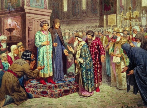 Михаил Федорович. Депутация от Земского собора.