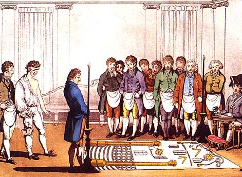 Посвящение в масоны