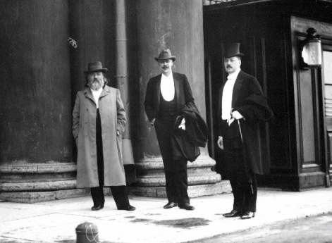 Депутаты I Государственной Думы (слева направо) Н. И. Кареев, Ф. И. Родичев, В. Д. Набоков