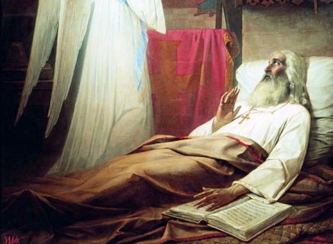 Блаженный Алипий, иконописец печерский.