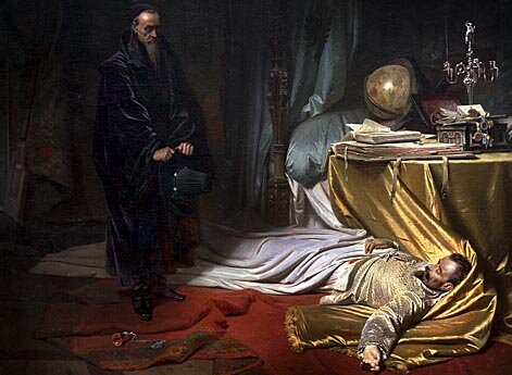 Запоздалый визит астролога. Дж. Баттиста Сени перед телом Валленштейна