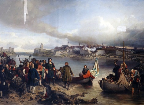 Взятие Нарвы 9 августа 1704 года