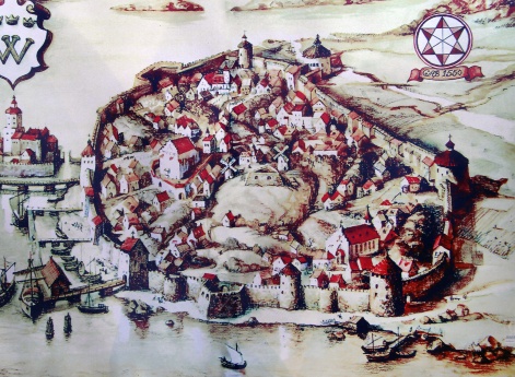 Реконструкция Выборга 1550–1560 гг. Крепостная стена вокруг города