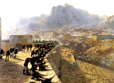 Отбитие штурма крепости Баязет 8 июня 1877 года